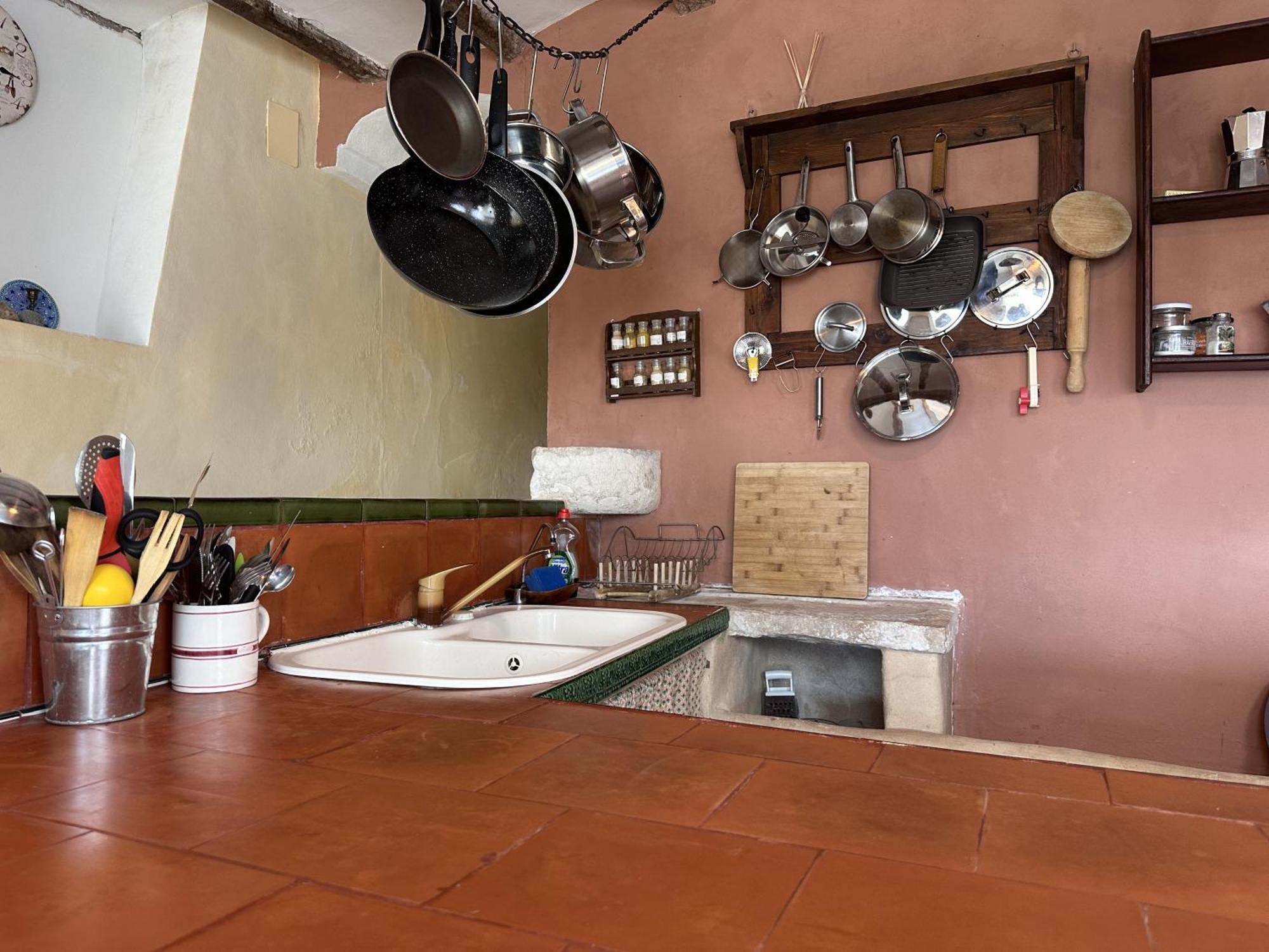 Casa Con Vistas Al Mar Y Patio De Buganvillas Aigues エクステリア 写真